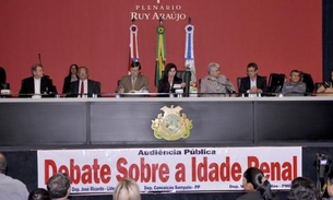 Poder Legislativo realiza primeira audiência para discutir maioridade penal